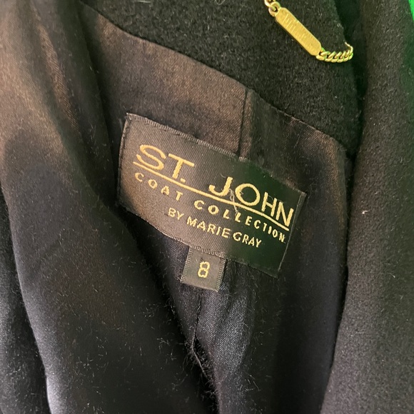 St. John 100% Cashmere Pea Coat - Picture 3 of 13